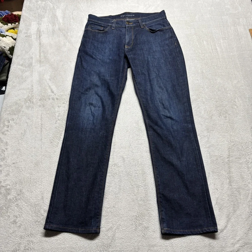 Mott and Bow‎ Jeans 30x32 Fits 32x32 Blue Slim Stretch Denim 5 Pocket Jeans